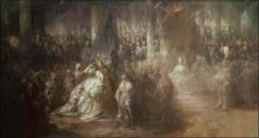 Carl Gustaf Pilo The coronation of Gustaf III, in the collection of the National Museum